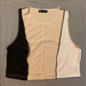 Color block stitched Shein tank